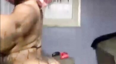 ebony huge tits and anal on cam