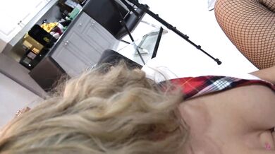 Briana Moon comes over and gets English lessons