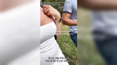 Manhunt - I swallow a guy's cum and get fucked by 2 others on the highway rest area