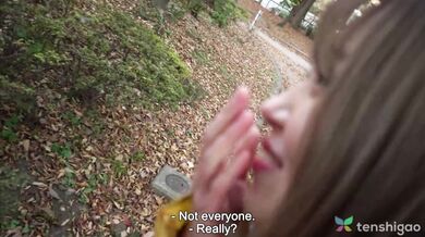 Cute Japanese amateur interview first porn video in Tokyo Japan - pussy fingering, blowjob [part 2]