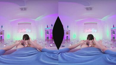 Lovely pierced girlfriend sucking my cock