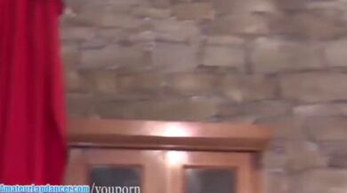 Sexy 19yo chick gives sweet striptease and gets fingered