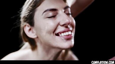 Blonde Slut Get Her Pussy Creampie And Kept Going - Fanta Sie CUMFLATION And Loads Of Squirting