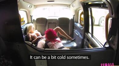 FemaleFakeTaxi - Sexy Orgasms with Redheads Sex Toys (Barbie Sins)