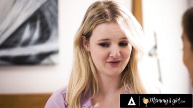 MOMMY'S GIRL - Horny Asian MILF Teaches Big Titted Stepdaughter How To Squirt Through Hard Fingering - Christy Love