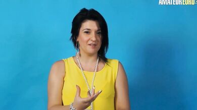 Italian Casting With Chubby Brunette - AMATEUR EURO