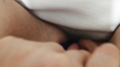 her soft pussy when touched with fingers