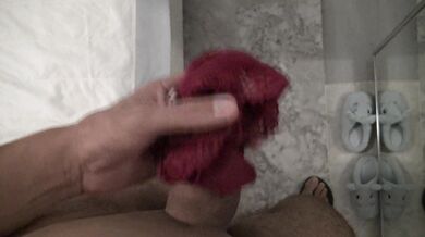 55 year old stepmom shows her hairy pussy while I masturbate