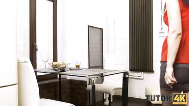 TUTOR4K. Fake English got the best and most pleasant lesson in her life