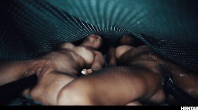 REAL LIFE HENTAI - Emiri Momota and Barbie Rous In Wild Interracial Lesbian Sex Creampie