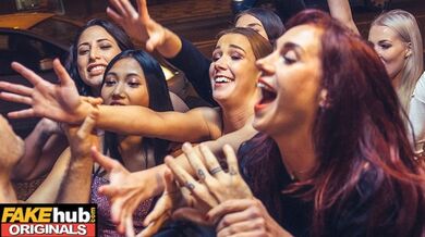 Ladies Night at the stripclub turns into debauchery as Asian Thai cheats with a stipper - FAKEhub