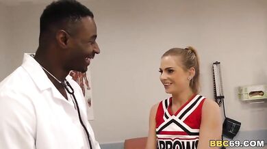 Cheerleader Teen Sydney Cole Fucks A Black Cock In Hospital