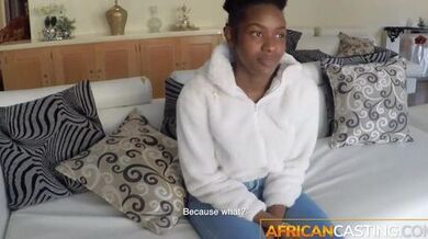 Hot Sexy Black Teen Auditions For Bikini Fashion Show Ends Up Having First Time Interracial Sex