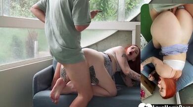 LOVEHOMEPORN - Tattooed hottie is eager to fuck and film