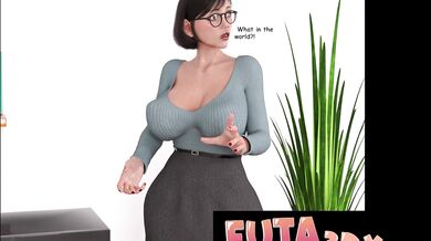 Hot babe gets DP by futanari in torrid threesome