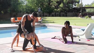 Billie Beaumont, Alpha Wolfe, Ana Andrews - Yoga Fuckery - Jasmine Black