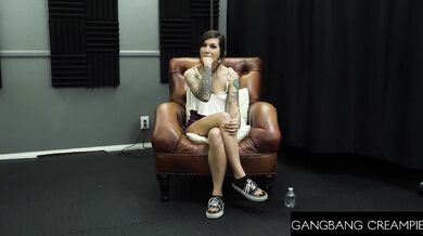 Interracial Gangbang Creampie with Petite Luna Lovely