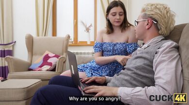 CUCK4K. Whore doesn’t mind to suck a huge dick. Hot sex with Funky Town