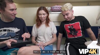 VIP4K. Young babe was craving anal fuck and blowjob with a stranger. Hot sex with Mia Murkovski & An