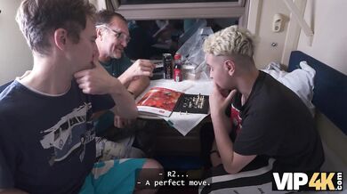 VIP4K. Young babe was craving anal fuck and blowjob with a stranger. Hot sex with Mia Murkovski & An