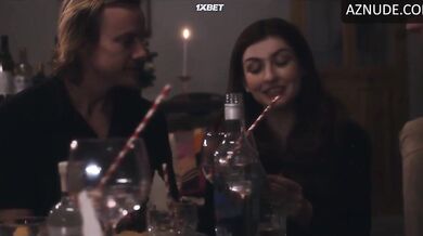 Emily Van Den Berg Breasts Scene in Christmas Party (Dani Thompson)