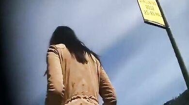 Glamorous looking girl got a hot ass