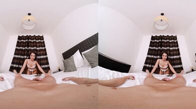 You Wake Up and See Babe in Lingerie - Virtual Real Porn