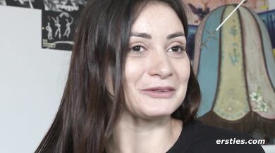 Ersties - Italian Hottie Valentina Moans Loudly When The Magic Wand Touches Her Pussy