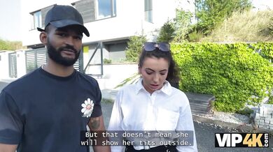 VIP4K. Sweet Una Fairy is not too shy and showed pussy. Hot sex with Una Fairy & Stanley Johnson