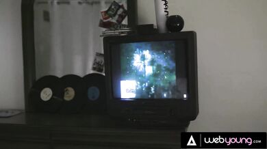 Curious Blonde Teen Tries Lesbian Sex