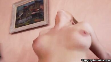 Stranger Natasha Nice Fucking In The Couch With Her Big Tits