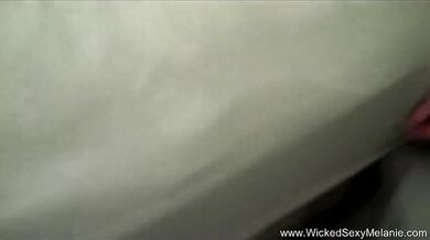 Beautiful amateur wife sucking a nice cock for breakfast