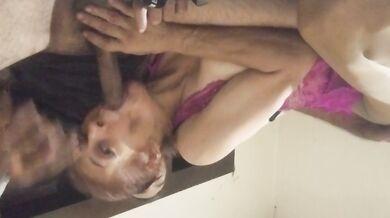 Maria Guadalupe sucks cock before thanksgiving grace