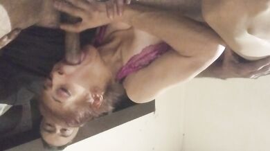 Maria Guadalupe sucks cock before thanksgiving grace