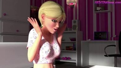 Little Blonde Stepdaughter First Time Monster Dick - Anal Step Family Porn