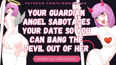 Banging Your Guardian Angel and Devil | ASMR Erotic Audio Roleplay | Blowjob Deepthroat