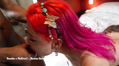 COMPILATION CUMSHOT - Une Alt française se fait remplir la bouche de sperme