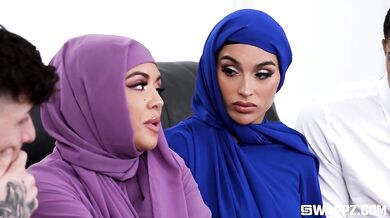 Hijab Milfs Have Pussy Shattering Affair (Vivianne DeSilva)