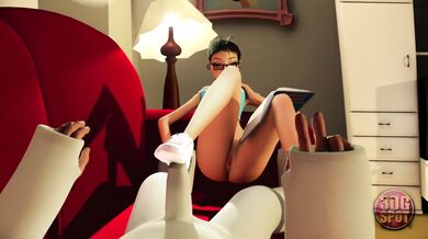 3DGSPOT - Hot Teen Squirts While Fucking Her Pussy With Objects! 3D ANIMATION!