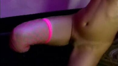 Sexy stripper licks and destroys her client tight asshole with a big strapon