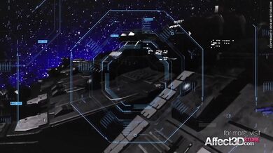 Scifi Futanari Animation In A Spaceship