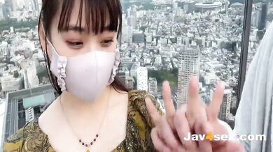 Hardcore hump with a baby-faced gal from a dating app, JAV XXX, 3rd round!