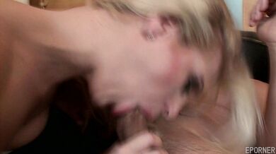 Nice Blondie Plays With Cock