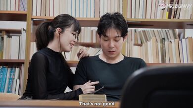 【mr.bunny】moso-008 Passionate lesson with sexy female teacher in school library