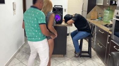 My Buddy Let Me Borrow His Girl For A Dance, But My Hard Dick Betrayed Me As She Grinded On Him