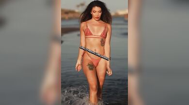 Walking by the beach