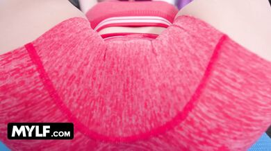 Personal Trainer Attaches A Dildo To An Exercise Ball And Asks Kelly Caprice To Mount The Sex Toy