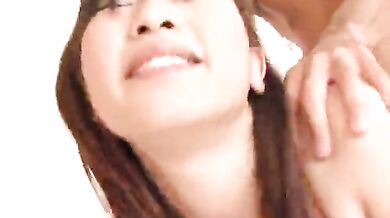 Sexy Asian babe is bent over for a good hard fucking