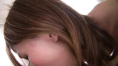 JAVHUB Akiho Nishimura has her hairy pussy creampied