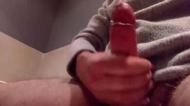 Cum stopper, solo, wanking, masturbation, cum, dick, dick